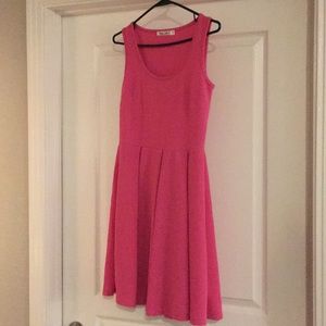 Pink “fuchsia” fitted dress